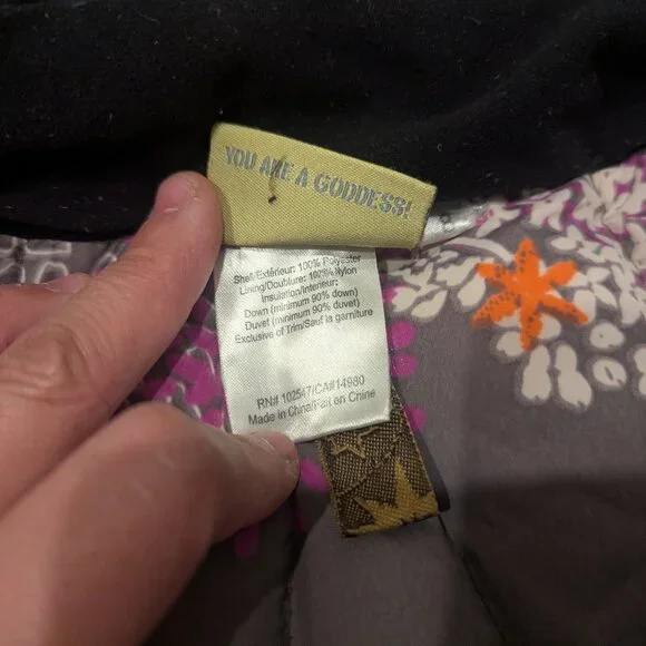 Isis Women's Whisper 650 fill Down Puffer Jacket Water Resistant Winter 8 - Picture 9 of 16